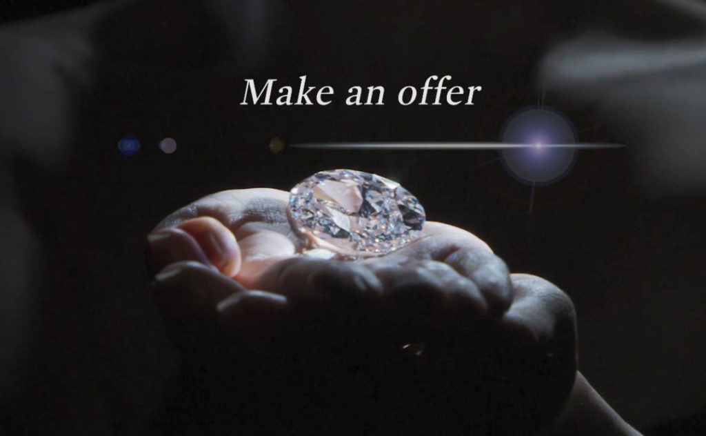 Sotheby’s: Προς πώληση σπάνιο διαμάντι 102,39 καρατίων