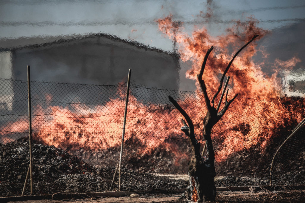 Πάτρα: Ολονύχτια μάχη με τις φλόγες – Στις αυλές των σπιτιών η φωτιά (Video)