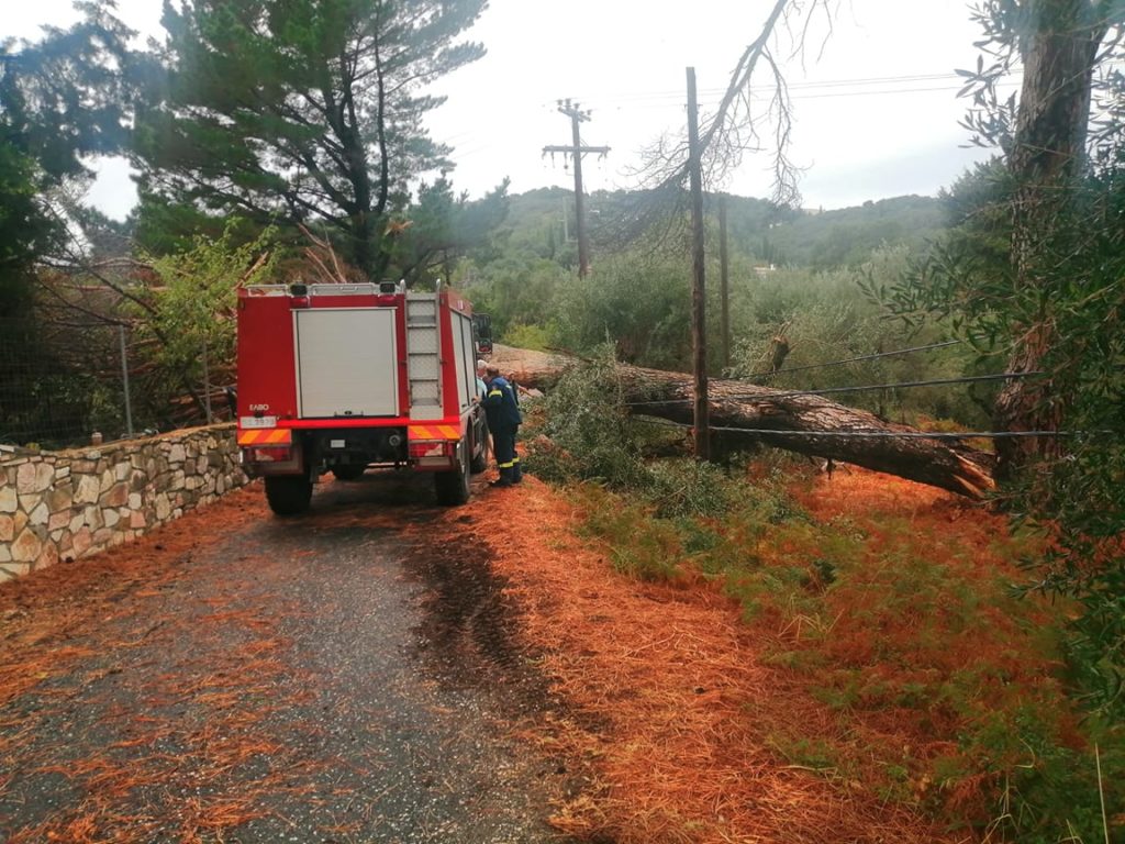 Έντονα καιρικά φαινόμενα στην Κέρκυρα (Video)