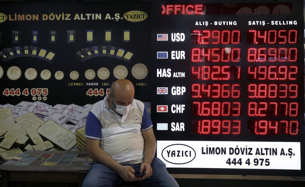 Σε νέο χαμηλό επίπεδο – ρεκόρ υποχώρησε η τουρκική λίρα