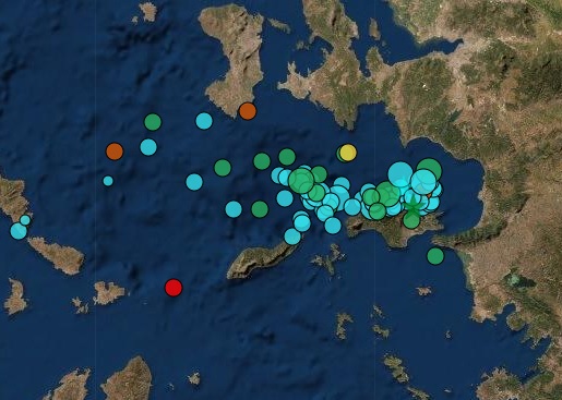 Σάμος: Πάνω από 60 μετασεισμοί έχουν καταγραφεί μετά τον ισχυρό σεισμό