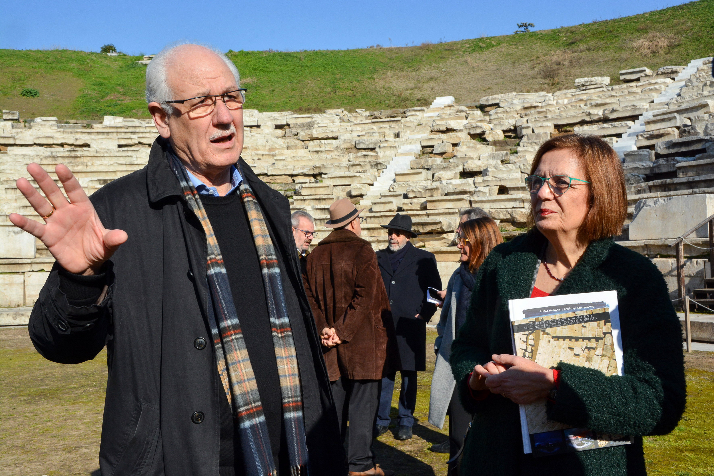 Η υπουργός Πολιτισμού, Μυρσίνη Ζορμπά