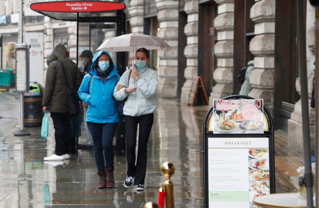 Βρετανία: Πάνω από 20.000 νέα κρούσματα κορονοϊού το τελευταίο 24ωρο