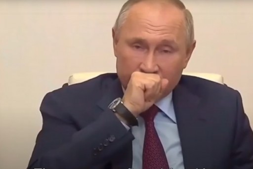 Πούτιν: Τον έπιασε κρίση βήχα κατά τη διάρκεια της τηλεδιάσκεψης – Τι λέει το Κρεμλίνο (Video)
