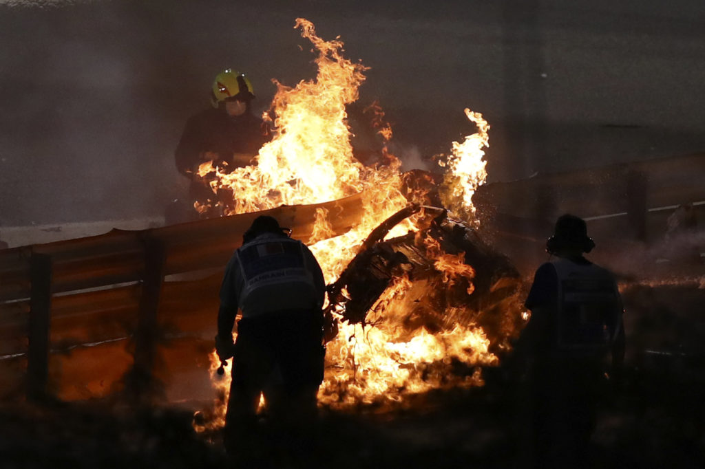 Γκροσζάν: Δεκαεννέα δευτερόλεπτα στις φλόγες (Photos/Video)