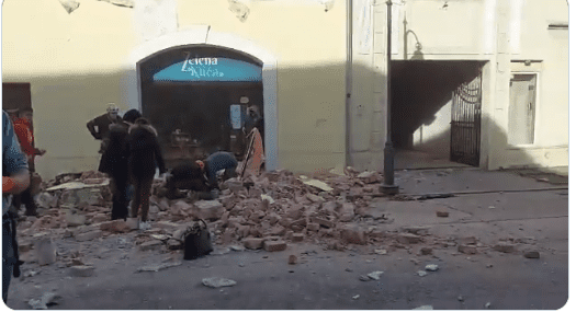 Μεγάλες καταστροφές στην Κροατία μετά τον σεισμό 6,4 Ρίχτερ – Πληροφορίες για ένα νεκρό παιδί (Video)