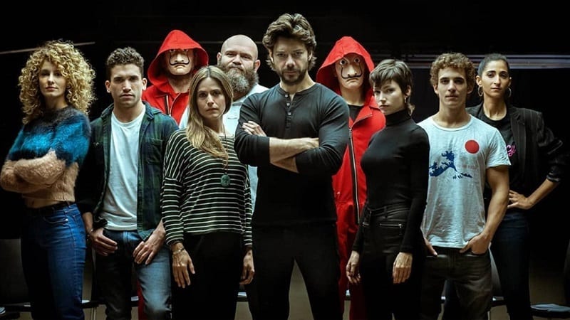 αποκλειστική συνέντευξη La casa de papel