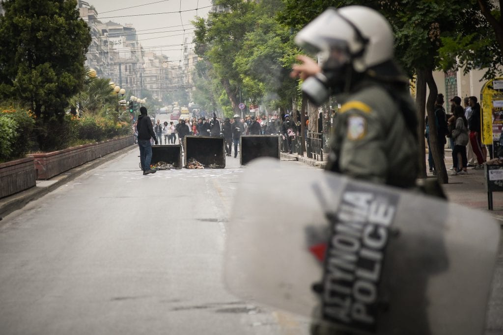 Επεισόδια στην ΑΣΟΕΕ – Έκλεισε η Πατησίων (Photos)