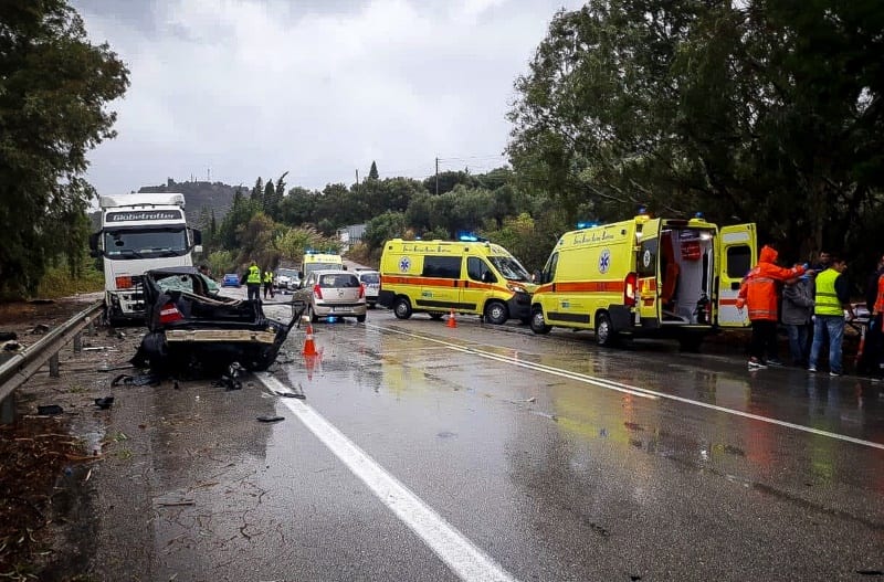 Θανατηφόρο τροχαίο στην εθνική οδό Ηρακλείου – Μοιρών – Νεκρός ένας 54χρονος