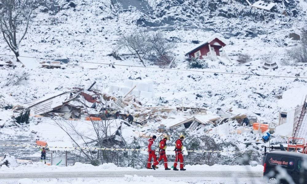 Νορβηγία: Έξι νεκροί και τέσσερις αγνοούμενοι,  από τη μεγάλη κατολίσθηση