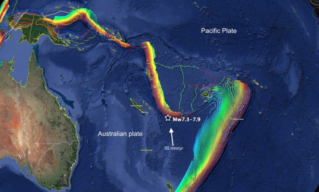 Σεισμός 7,5 βαθμών ανοικτά της Νέας Καληδονίας – Προειδοποίηση για τσουνάμι