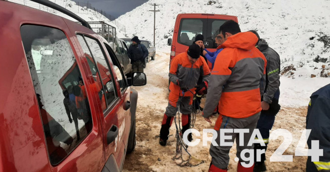 Συγκλονίζουν οι τρεις Κρητικοί κτηνοτρόφοι για την περιπέτεια που πέρασαν – Πώς εγκλωβίστηκαν στα χιόνια