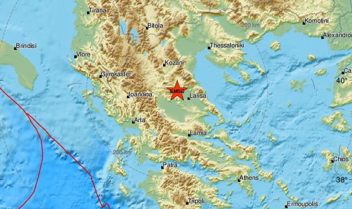 Νέος σεισμός 4,4 Ρίχτερ στην Ελασσόνα