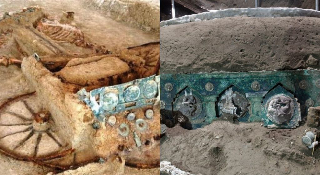 Εντυπωσιακή ανακάλυψη: Σχεδόν… όμοιες οι άμαξες που βρέθηκαν σε Πομπηία και Έβρο (Photos)
