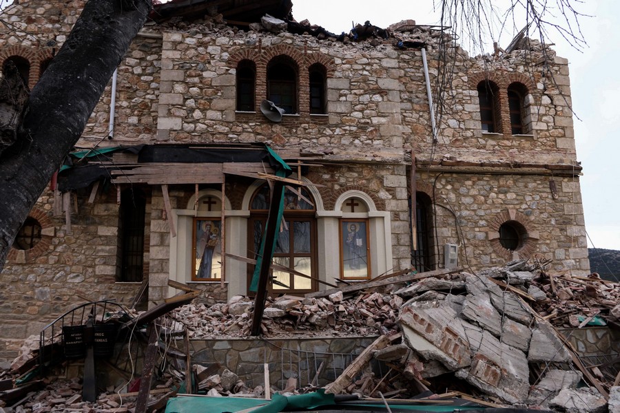 Μη κατοικήσιμα προσωρινά 1.343 σπίτια μετά τον ισχυρό σεισμό στην Ελασσόνα