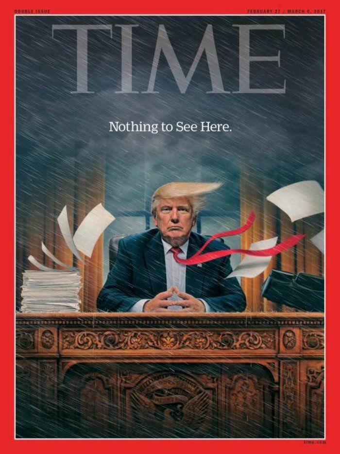 Το εξώφυλλο του TIME που… πήρε και σήκωσε τον Τραμπ (Photo)
