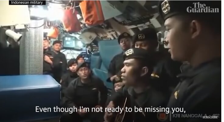 Ινδονησία: Συγκλονιστικό βίντεο με το πλήρωμα του βυθισμένου υποβρυχίου να τραγουδάει «αντίο»