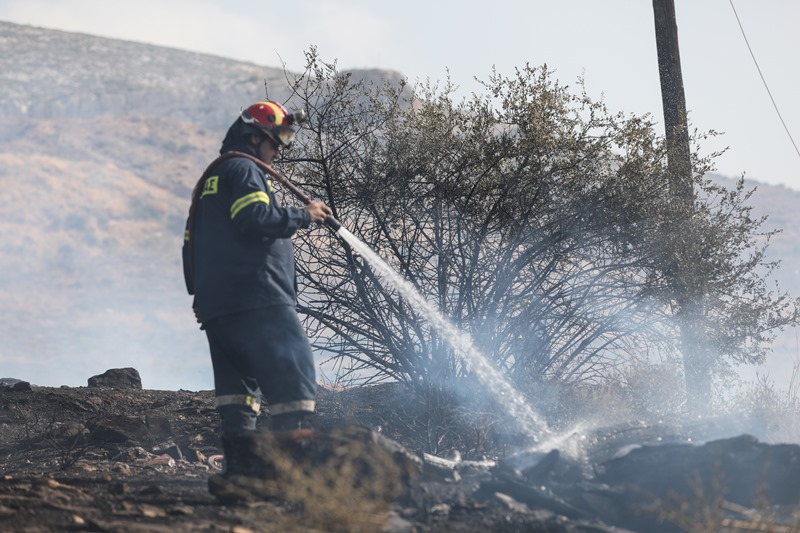 Φούντωσαν δασικές πυρκαγιές σε Κορινθία και Ηλεία