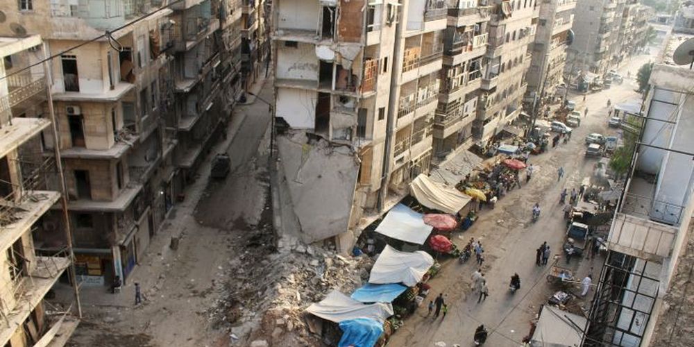 Σφυροκοπείται και πάλι το Χαλέπι