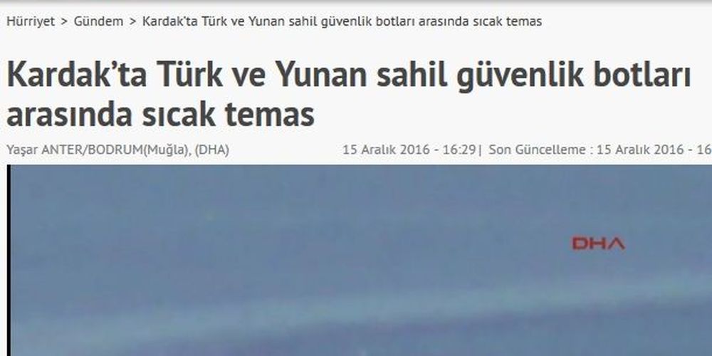 Σκηνικό έντασης στα Ίμια στήνουν Τουρκικά ΜΜΕ