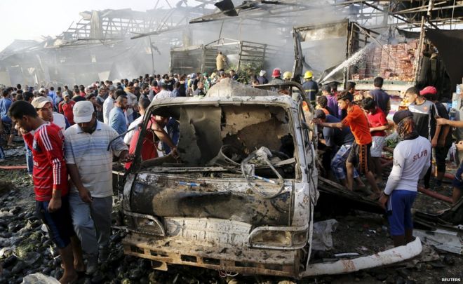 Ιράκ: πολύνεκρη επίθεση στην αγορά της Βαγδάτης