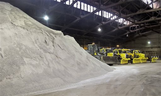 Θεσσαλονίκη: 300 τόνοι αλάτι για την αντιμετώπιση του χιονιά