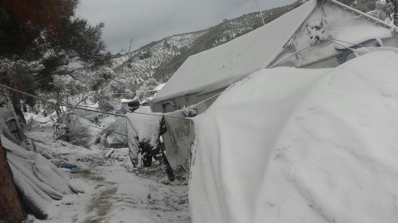 Πρόσφυγες και μετανάστες τα θύματα της κακοκαιρίας