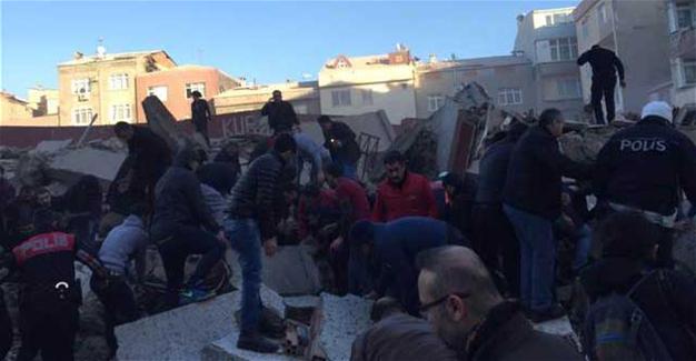 Κατάρρευση κτιρίου με τουλάχιστον 2 νεκρούς στην Κωνσταντινούπολη (Video)