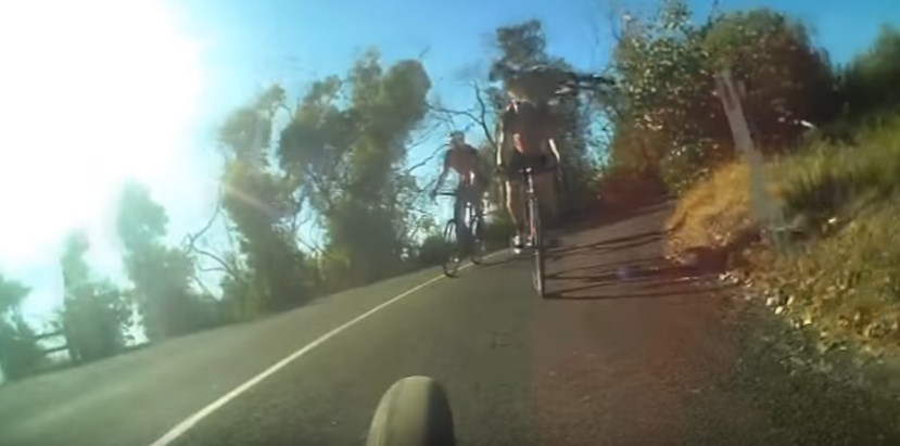 Έπος: Καγκουρό κάνει τρελό σάλτο πάνω από ποδηλάτη (Video)