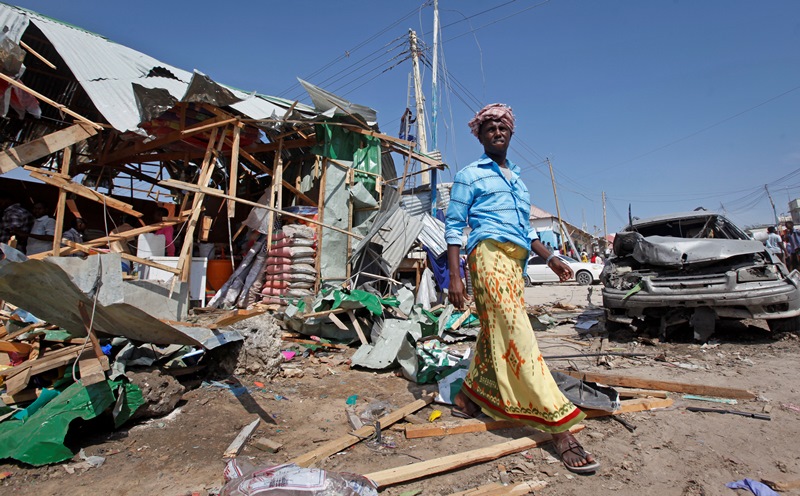 Σομαλία: 39 νεκροί και 50 τραυματίες από έκρηξη παγιδευμένου αυτοκινήτου