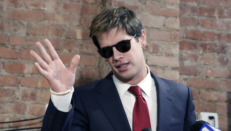 Ο Milo Yiannopoulos παραιτήθηκε από το Breitbart  μετά τις δηλώσεις του υπέρ της παιδοφιλίας (Video)