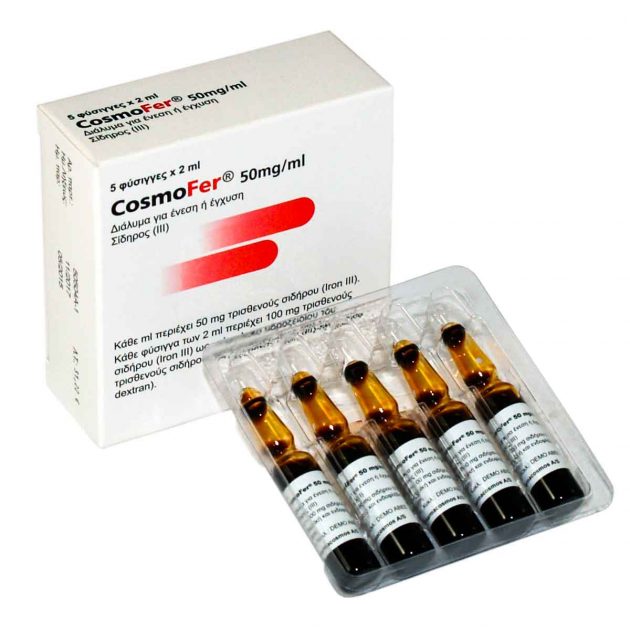 Προσοχή: Ανάκληση του φαρμακευτικού σκευάσματος Cosmofer 50 mg/ml