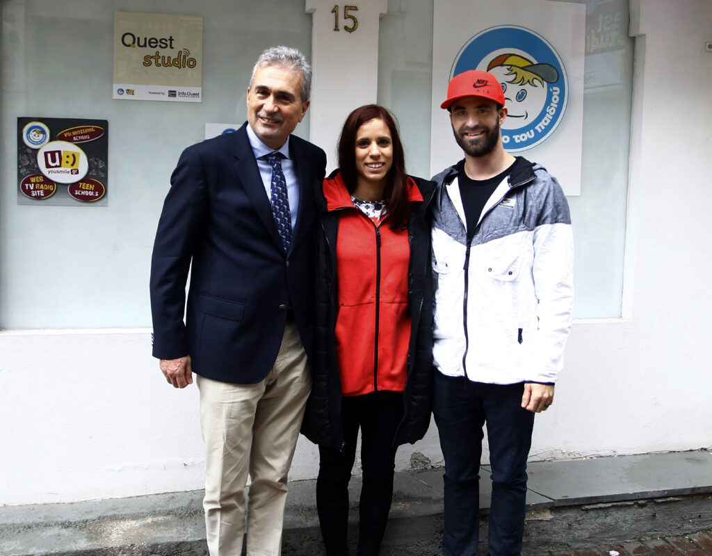 Η Stoiximan & η Χρυσή Ολυμπιονίκης Κατερίνα Στεφανίδη στο Χαμόγελο του Παιδιού κατά του Σχολικού Εκφοβισμού