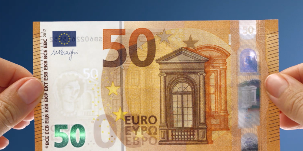 Σήμερα η πρεμιέρα για τα νέα χαρτονομίσματα των 50 ευρώ