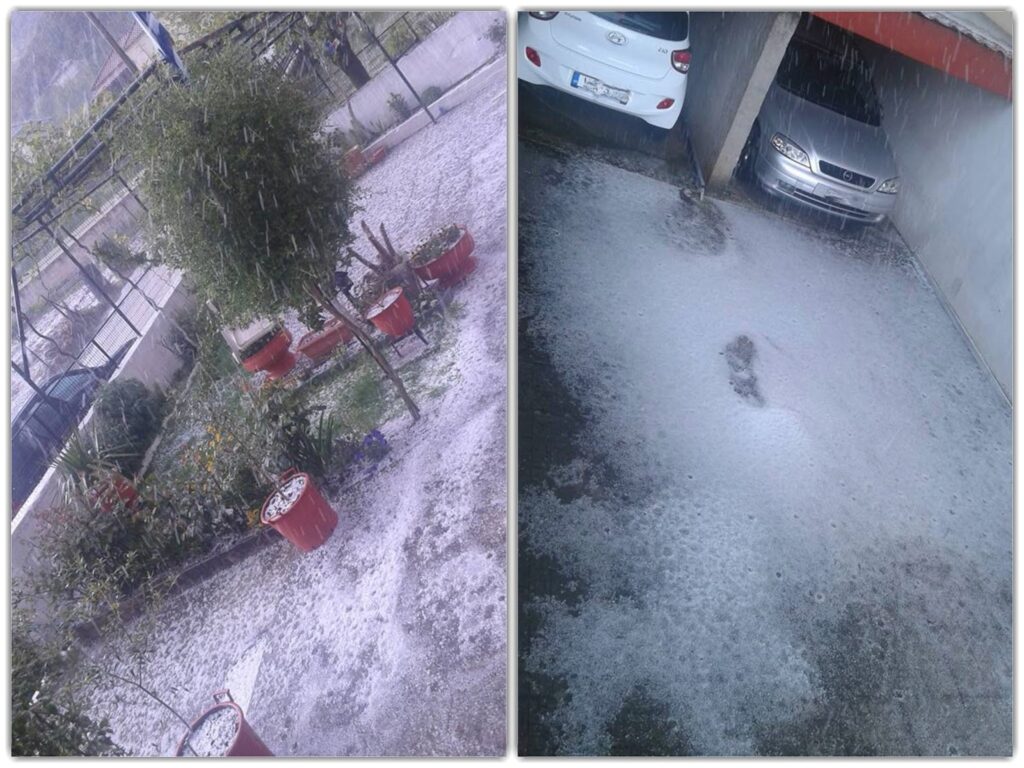 Ιωάννινα: Χαλάζι σάρωσε χωριά της περιοχής (Photos)