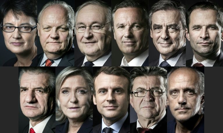 Ποιοι είναι οι 11 υποψήφιοι για τη γαλλική προεδρία