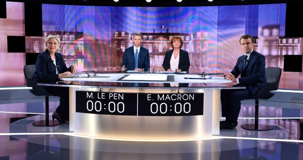 Γαλλία: Δημοσκόπηση δείχνει τον Μακρόν νικητή του χθεσινού debate με την Λεπέν