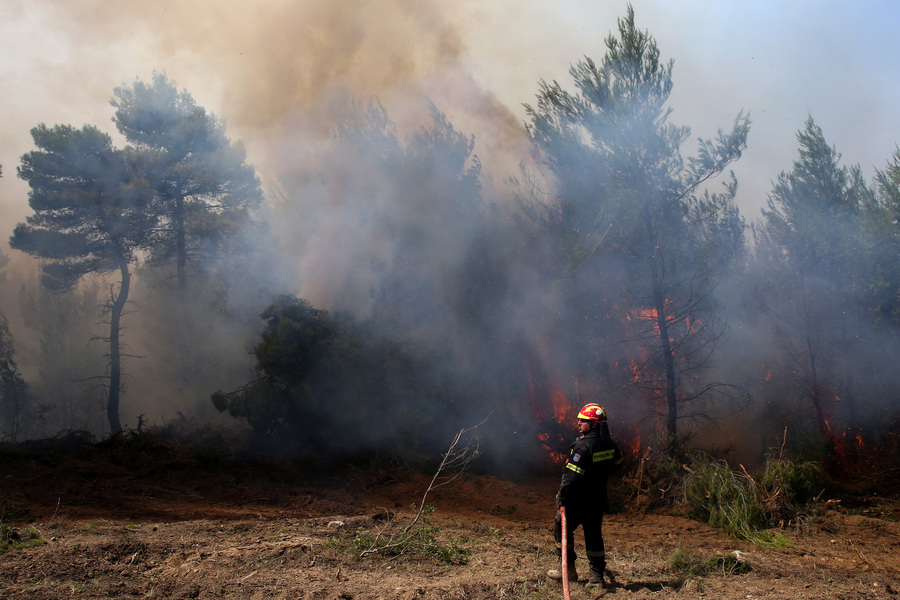 Προσήχθη 63χρονος ως ύποπτος για εμπρησμούς