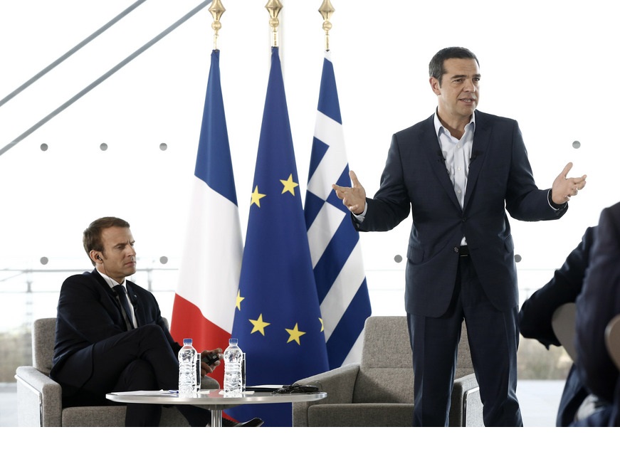 Μακρόν: Η Ελλάδα βγαίνει από την κρίση -Τσίπρας: Αλλάζουμε σελίδα μετά από επτά χρόνια