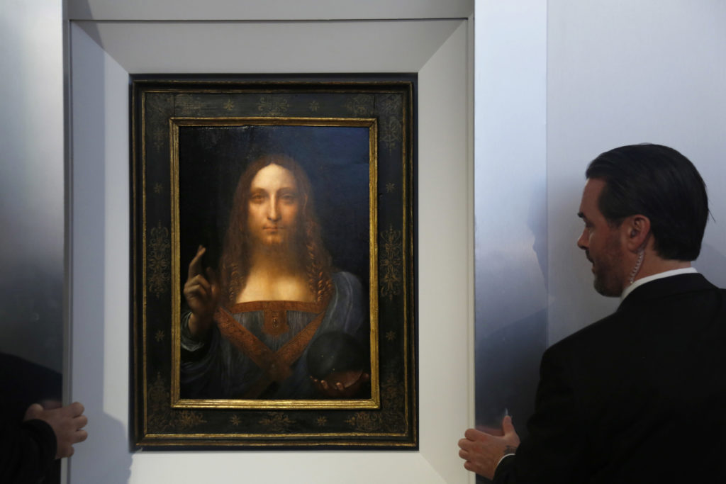 Σε δημοπρασία ο πίνακας «Salvator Mundi» του Λεονάρντο ντα Βίντσι (Photos)