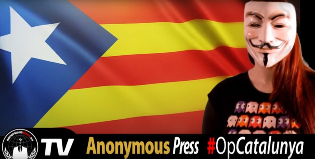 Οι Anonymous κήρυξαν διαδικτυακό πόλεμο στην Ισπανία του Ραχόι