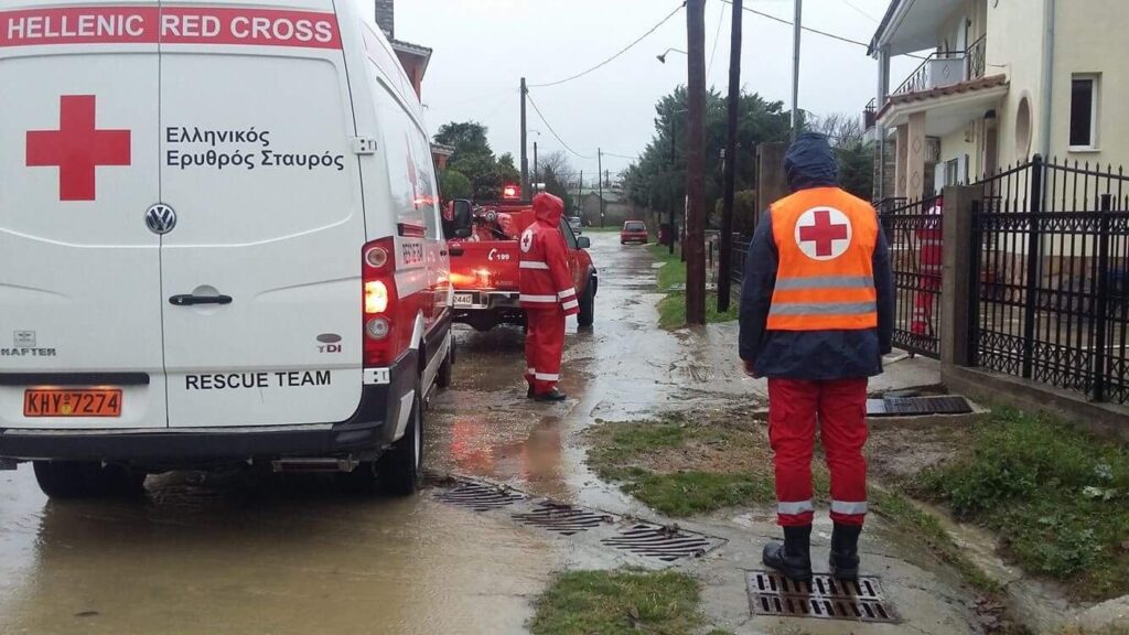 Συμμετοχή Εθελοντών Σαμαρειτών, Διασωστών Ε.Ε.Σ. Κομοτηνής στην αντιμετώπιση των πλημμυρών στη Ροδόπη