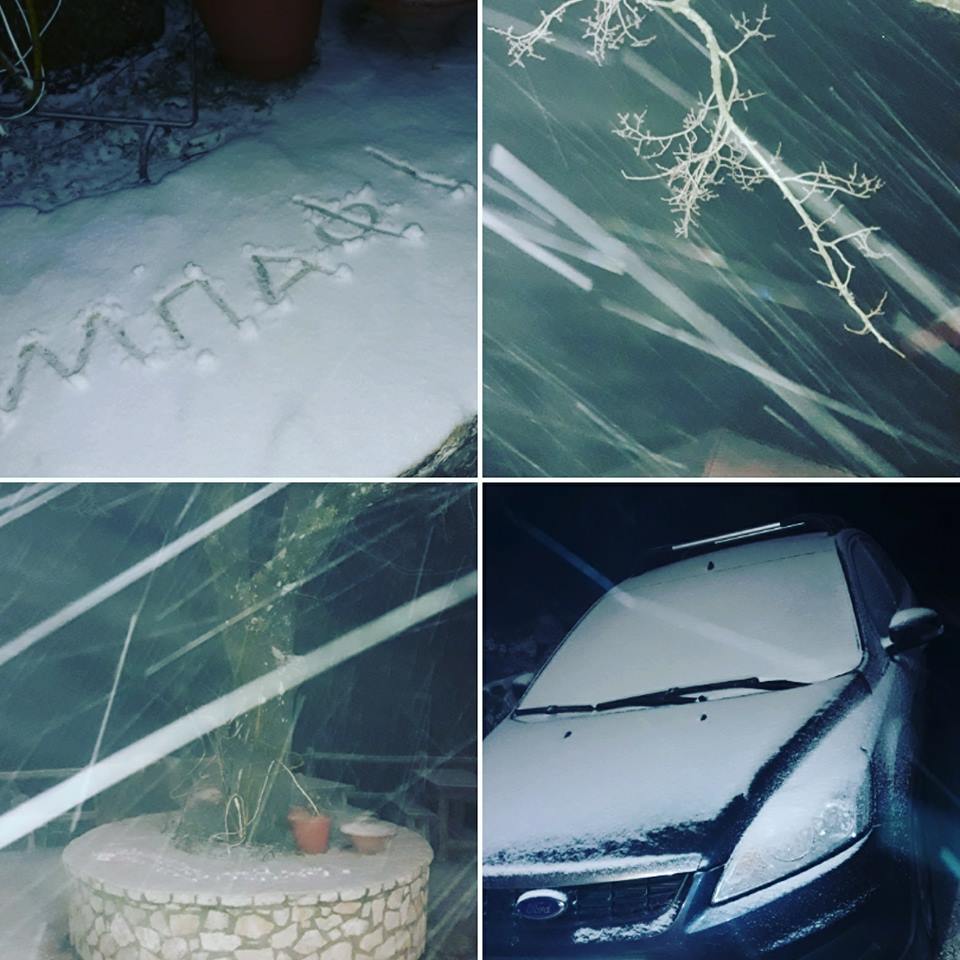 Χιόνισε στην Πάρνηθα – «Το έστρωσε» στο Μπάφι (Photos/Videos)