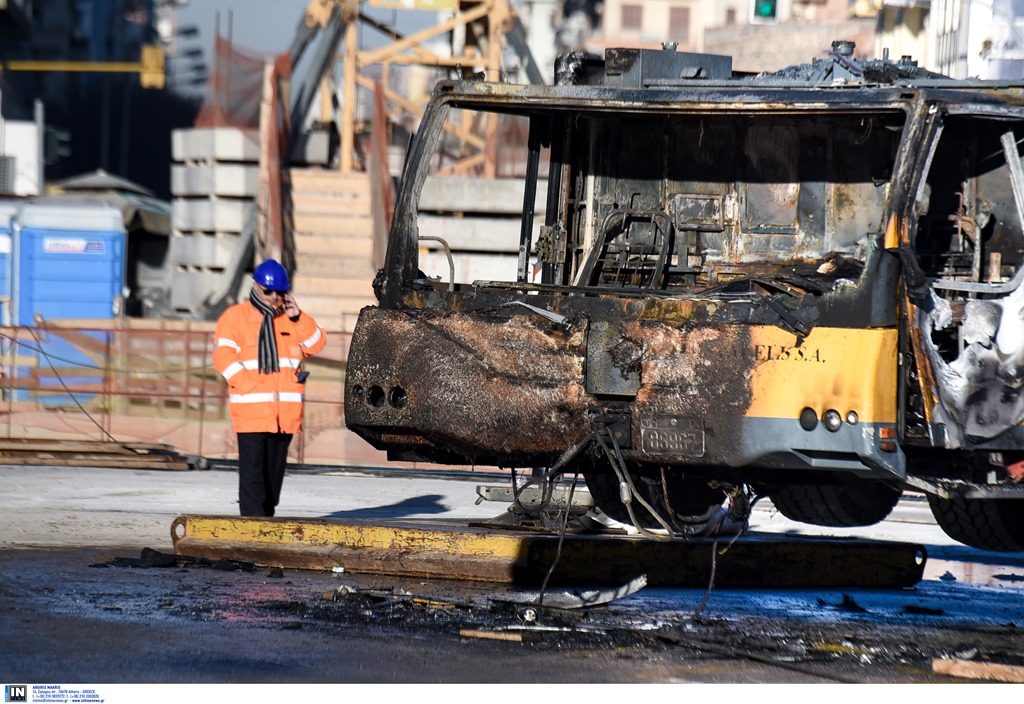 Μολότοφ στο εργοτάξιο του μετρό Θεσσαλονίκης – Σοβαρές υλικές ζημιές (Photos)