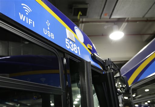 Wi-Fi  σε 2.030 λεωφορεία, τρόλεϊ και τραμ