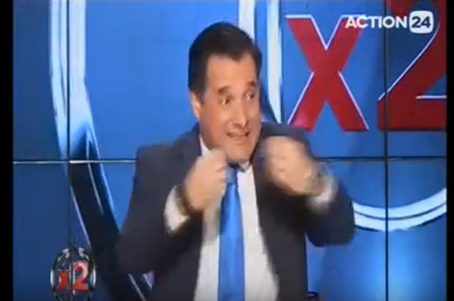 «Γηπεδικές» εκφράσεις από τον Άδωνι κατά του Τσίπρα σε τηλεοπτική εκπομπή (Video)