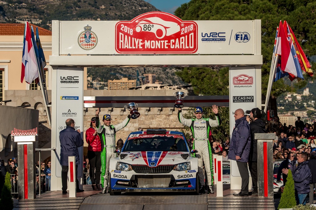 Νίκη για το Fabia R5 στο Ράλλυ Μόντε Κάρλο WRC 2 (Video)