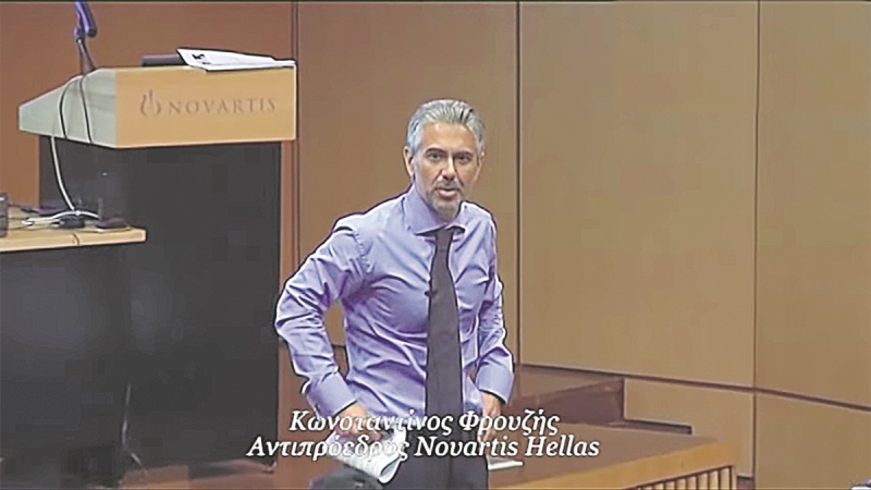 Άσφαιρα πυρά του Μr. Novartis εναντίον των μαρτύρων
