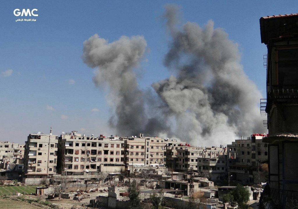 Συρία: Συνεχείς βομβαρδισμοί στη Γούτα παρά την εκεχειρία του ΟΗΕ
