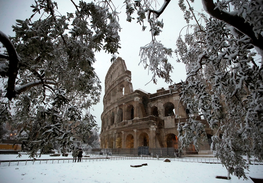 Η Ρώμη με χιόνια όπως δεν την έχετε δει ποτέ! (Photos)
